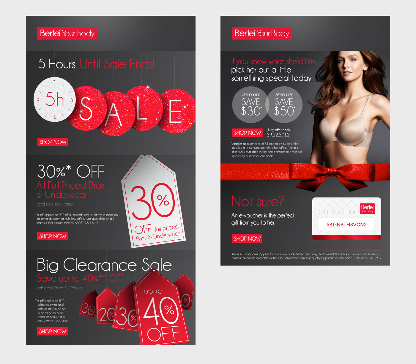 Berlei Sport Bras digital collateral